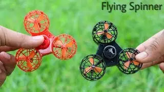 FLYING FIDGET SPINNER Unboxing And Flying Test - You Can Fly This Fidget Spinner Drone