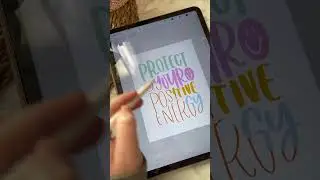 Lettering in Procreate 