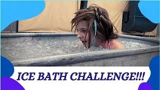 Ellie does an ICE BATH CHALLENGE!!!