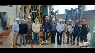 Primer camión con vidrios fabricadas en el nuevo Horno VV4, de la planta Cardales de VASA