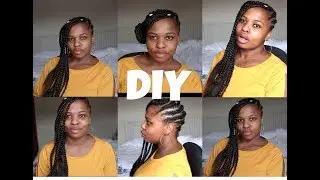 🍋 DIY :JUMBO LEMONADE BRAIDS TUTORIAL| FEED IN BRAIDS🍋