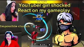 YouTuber girl shocked on my gameplay Hello papa us cycle ki to maa chu* gai yaar Collab freefire #ff