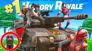 HOW LACHLAN AND I WON A FORTNITE SKIN SITTING IN A TANK