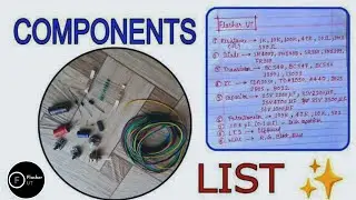 BASIC ELECTRONIC COMPONENTS LIST || AUDIO || Flasher UT