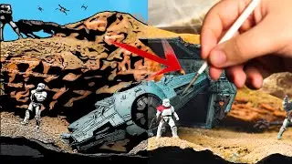Turning A Comic Book Into Darth Vader's Star Wars Diorama!