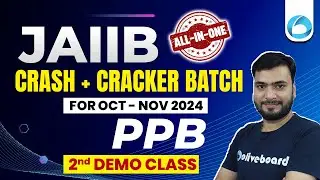 JAIIB ALL-IN-ONE (Crash + Cracker Batch) | For Oct-Nov 2024 | PPB | 2nd DEMO CLASS