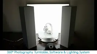 360° Photography Turntable, Software & Lighting System