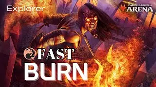 🔥IS BURN THE FASTEST DECK?? | Mono Red Burn | Explorer | MTG Arena
