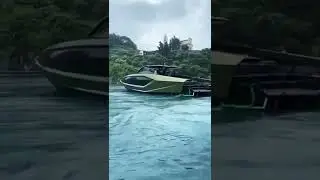 Lamborghini yacht 63 in portofino #lamborghini #shorts