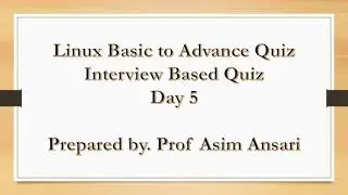 Linux Quiz Day 5 | Interview-Based Quiz | CCNA Quiz Basic to Advance | EIHeducation