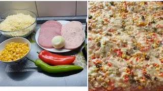 Family pizza ... Surprise the people around you, the taste of which you won't get enough /