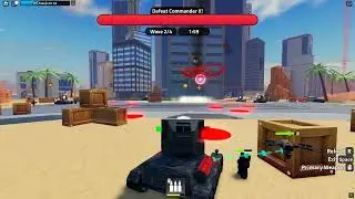 Roblox Military Tycoon beating the 5 stars boss battle (no editing)