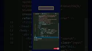 Search Bar Using HTML and CSS 