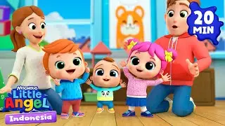 Mari kita rapikan bersama sebagai keluarga | Little Angel Bahasa Indonesia | Kartun dan Lagu Anak