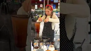The Most Popular Coffee Lady of Bangkok - Coconut Milk Tea  @Ploysai_coffee