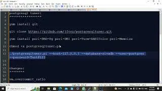 How to use postgresql-14 tuner ?
