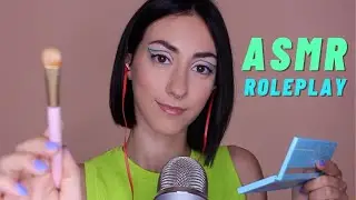 ASMR Roleplay: Makeup-artist ti trucca per un compleanno