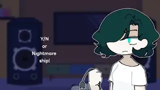 #NightmareSansOrPS5? || fake collab || Fnf || Gacha club