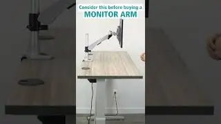 Buying a monitor arm? Consider this first! #shorts