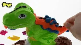Bingo Toys - طفلك هينمى خياله وهيقدر يعمل ديناصور مجسم زى الحقيقى بالظبط 😍🦖🌋