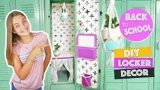 Back To School DIY Locker Decor Mini Macrame Plant Hanger | Tools For School Kids Cooking and Crafts