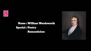 English Literature's top ten author and their special