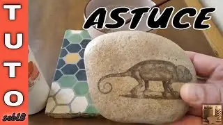 HOW TO TRANSFER AN IMAGE TO A PEBBLE, STONE, OR WOOD