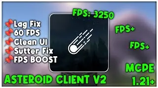 Asteroid Client V2 For MCPE 1.21+ [IMPROVED]