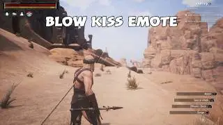 Conan Exiles blow kiss emote location