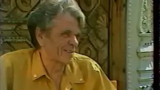 Николай Березин - мастер резьбы по дереву. 1995 год