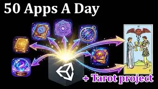 How to Built 50 Unity Apps in ONE Day (Using JSON) + Tarot project