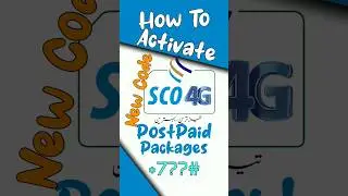 How To Activate SCOM Postpaid Packages | New Code *7??#