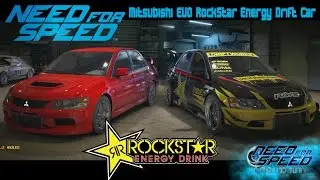 [NFS Tuning] Mitsubishi EVO RockStar Energy Drift Car #2