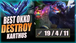 XIAOBEN EKKO - HOW TO DESTROY KARTHUS | EKKO JUNGLE VS KARTHUS