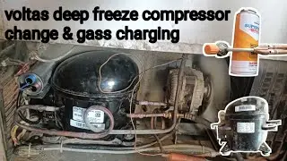 Deep freez current maar rha h compesser change  #voltas