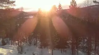 Raspberry Pi Timelapse from Skåbu, Norway on 01/01/2015