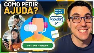 COMO PEDIR AJUDA? SUPORTE: CHAT ONLINE - ATENDIMENTO GOV.BR | DÚVIDAS, SOLUÇÃO DE PROBLEMAS