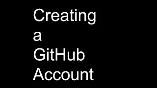 Github Account Creation