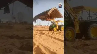 John Deere loader se chhappar ko Utha Diya | इतनी पावर 🤯 #shorts #youtubeshorts #trcator