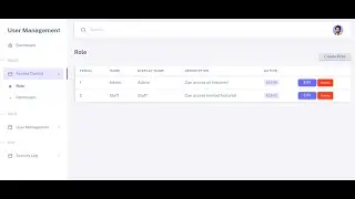Laravel User Management With Role and Permission (Starter Admin Template)