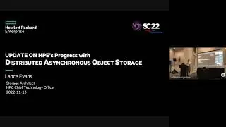 DUG'22: HPE DAOS program update - Lance Evans, HPC CTO Chief Storage Architect, HPE.