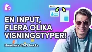Hur du skapar en inputmodul som levererar content till flera olika visningstyper - Easyweb headless