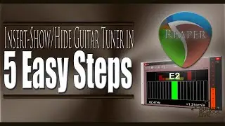How to Insert-Show/Hide a Guitar Tuner in Reaper in 5 Easy Steps