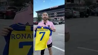 How Many Ronaldo Fans Outside Messi's Stadium?