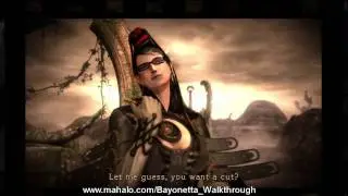 Bayonetta Walkthrough - Chapter 5 - The Lost Holy Grounds Part 1 HD