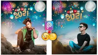Happy New Year 2021 | PicsArt Photo Editing Tutorial | 2021 New Year  Editing Tutorial | RTWORLD