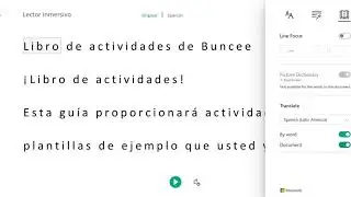 Translating Text in your Buncee with Microsoft Education's Immersive Reader!