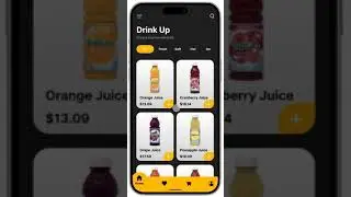 drinks ui ux design