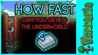 Terraria 1.4.4 - How Fast Can You Get To The Underworld with DCU (Drill Mount)?