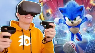 I AM SONIC THE HEDGEHOG IN VIRTUAL REALITY! | Sonic VR Experience (Oculus Quest Link Gameplay)